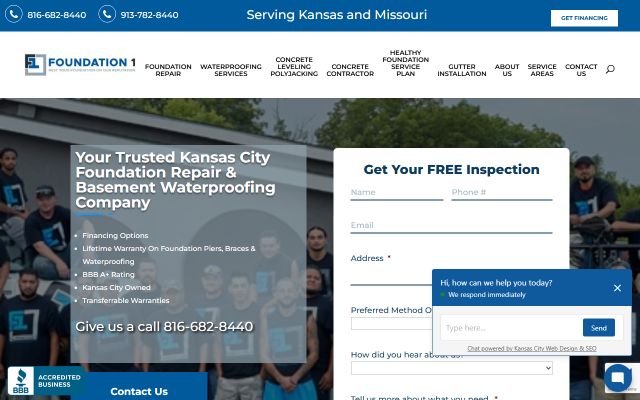 Foundation 1 website