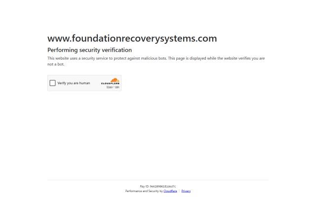 Foundation Recovery Systems (Groundworks) website